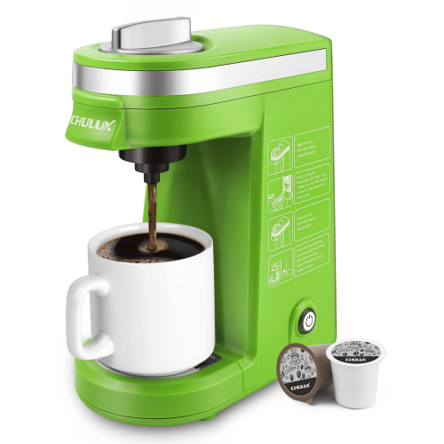 CHULUX Single Serve Coffee Maker with Removable Drip Tray,Green CHULUX Single Serve Coffee Maker with Removable Drip Tray,Green