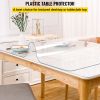 40x72in Clear PVC Table Cover Protector, 1.5mm Thick Rectangular Plastic Desk Pad Mat, Vinyl Table Top Protector for Writing Desk, Dining Table