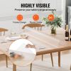 36 x 60 Inch Clear PVC Table Cover Protector, 2mm Thick Rectangular Plastic Desk Pad Mat, Vinyl Table Top Protector for Writing Desk, Dining Table